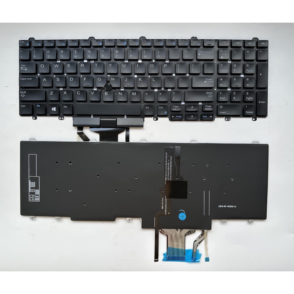 UK US เค้าโครง Dell Latitude 5550 E5550 E5570 5580 5590 5591 M3510 M7510 M7720 M7520 15 7510 P37F P4