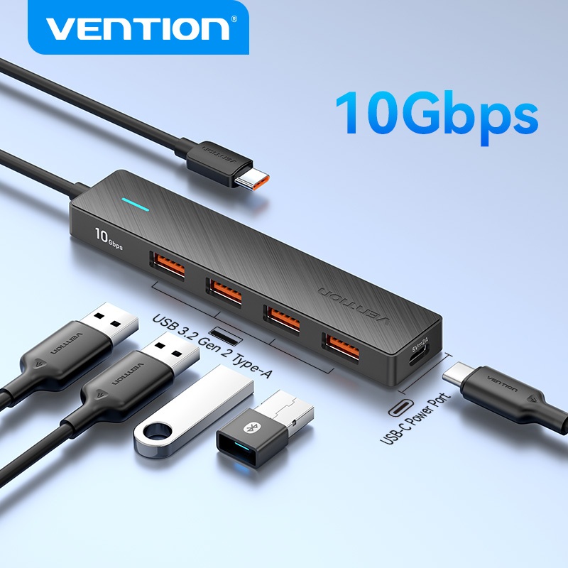 Vention USB 3.2 Type C HUB Splitter USB-C Dock Adapter OTG 5 Port Extension USB 3.0 HUB for Laptop Printer Keyboard Mouse Matebook USB C hub