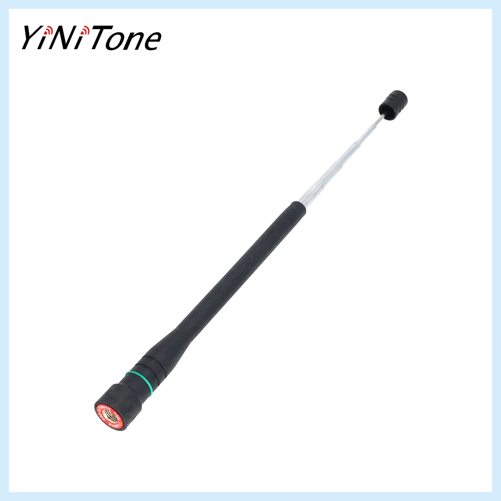 High Gain Dual Band Telescopic เสาอากาศ SMA-Male Universal สําหรับ Baofeng TYT YAESU VX-3R VX-5R วิทยุสองทาง | เครื่องขยายสัญญาณ & เสาอากาศระยะไกล