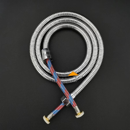 รุ่นหนาฉีด 2 ชั้นถักสายฝักบัวอาบน้ํา, เครื่องทําน้ําอุ่น, น้ํา 2 ชั้น, สเปรย์สแตนเลสฝักบัวห้องน้ําฉีด