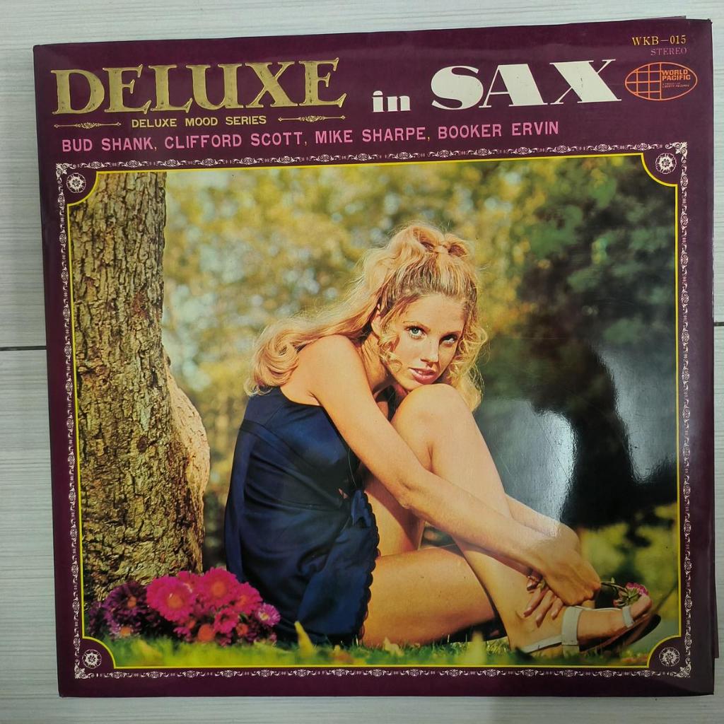 EX Bud Shank, Clifford Scott, Mike Sharpe, Booker Ervin – Deluxe In Sax VINYL LP