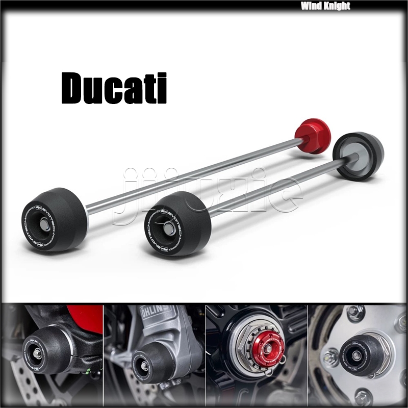 สําหรับ Ducati Monster 796 1100 S/EVO Streetfighter 848 SBK 848EVO รถจักรยานยนต์ด้านหน้าด้านหลังเพลา