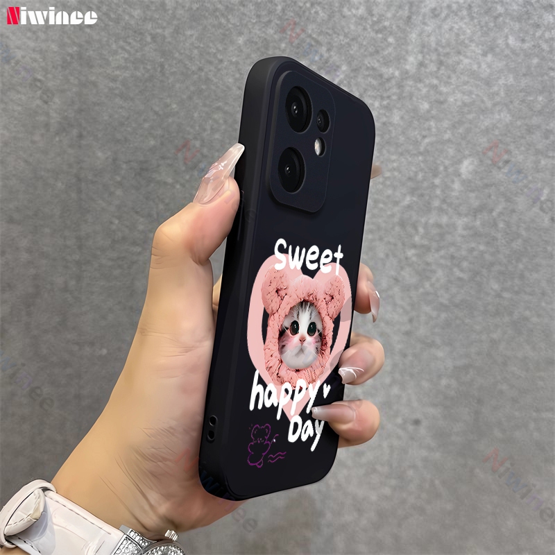 ปลอกซิลิโคนสําหรับ OPPO Reno 13F/13F 4G/13F 5G/12F 4G/12F 5G/11F 5G/8T 5G/7Z 5G/8Z 5G/2F กันกระแทกเค