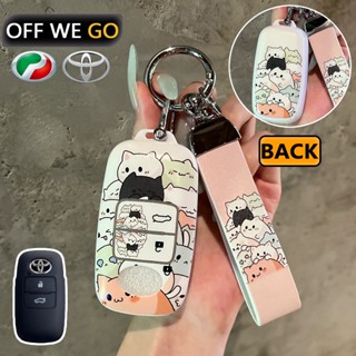 OFF WE GO แมวน่ารัก PeroduaTPU รถ Remote Key สําหรับ Toyota …