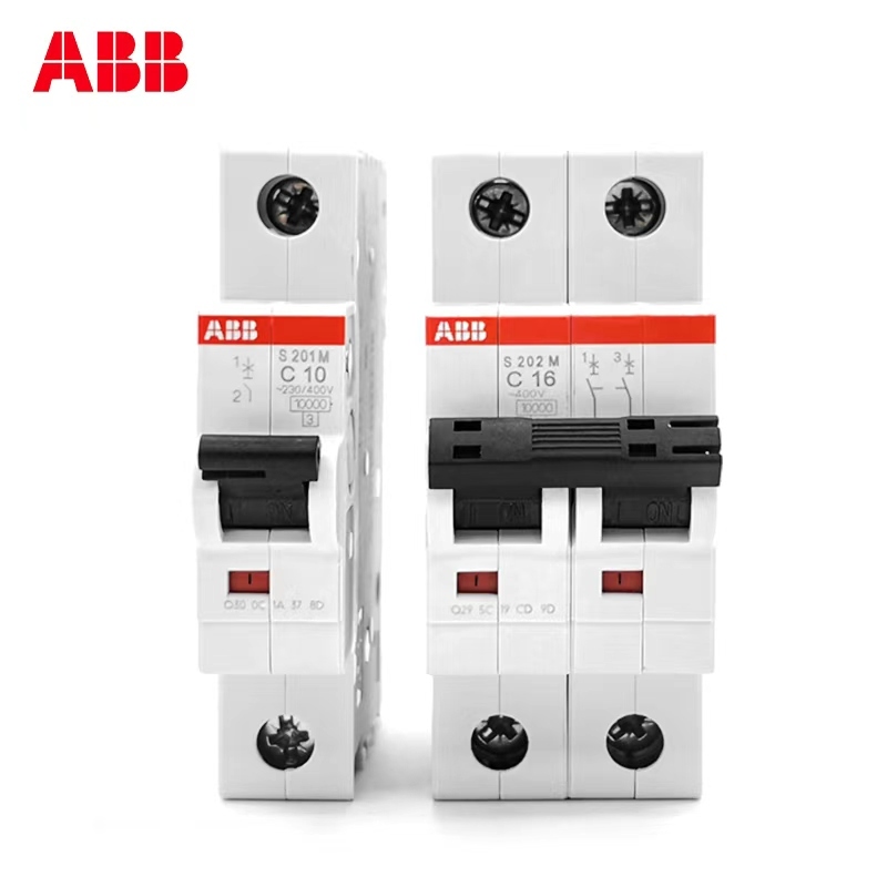 ABB AC Circuit Breaker S201M S200-M S202M S203M AC 1P 2P Air Switch พิเศษ 10KA