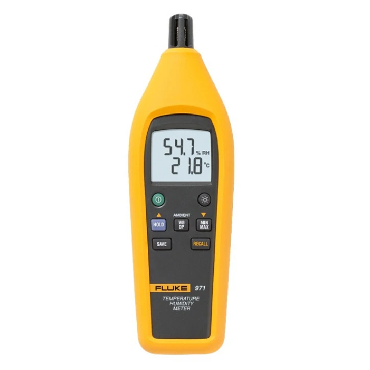 Fluke 971 เครื่องวัดความชื้นอุณหภูมิ	-20°ซี ถึง 60°ค (-4°ฉ ถึง 140°เอฟ)