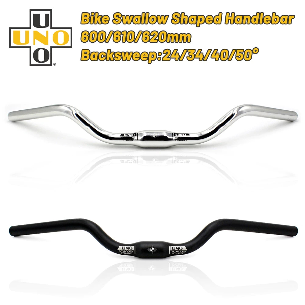 UNO Handlebar Mountain แฮนด์จักรยาน 600/610/620/660*25.4/31.8mm M ประเภท Swallow Handlebar
