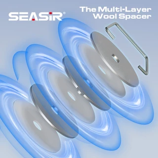 เครื่องปั่น낚ッシิง Seasir Expert แบบอลูมิเนียม โมเดล 1500S-4000S, ระบบ 10+1BB, อัตราการลาก 5.2:1, กำลังลากสูงสุด 16 กก., แฮนลด์โลหะหนึ่งชิ้น, ใช้ตกปลาทะเลและแม่น้ำ