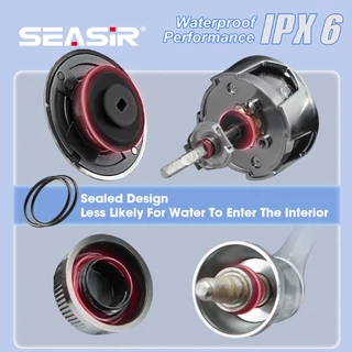เครื่องปั่น낚ッシิง Seasir Expert แบบอลูมิเนียม โมเดล 1500S-4000S, ระบบ 10+1BB, อัตราการลาก 5.2:1, กำลังลากสูงสุด 16 กก., แฮนลด์โลหะหนึ่งชิ้น, ใช้ตกปลาทะเลและแม่น้ำ