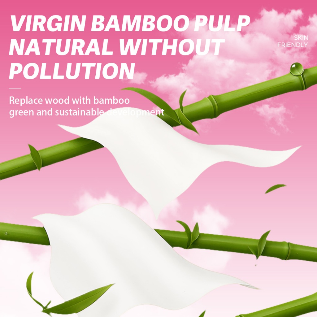 【90ห่อ】Royo Panda ทิชชู่ แพ็คใหญ่ 4ชั้น หนาพิเศษ 210x210mm 7ดึง เช็ดมือ-เช็ดหน้า-เด็กเล็ก ปลอดภัย - รูปที่ 3