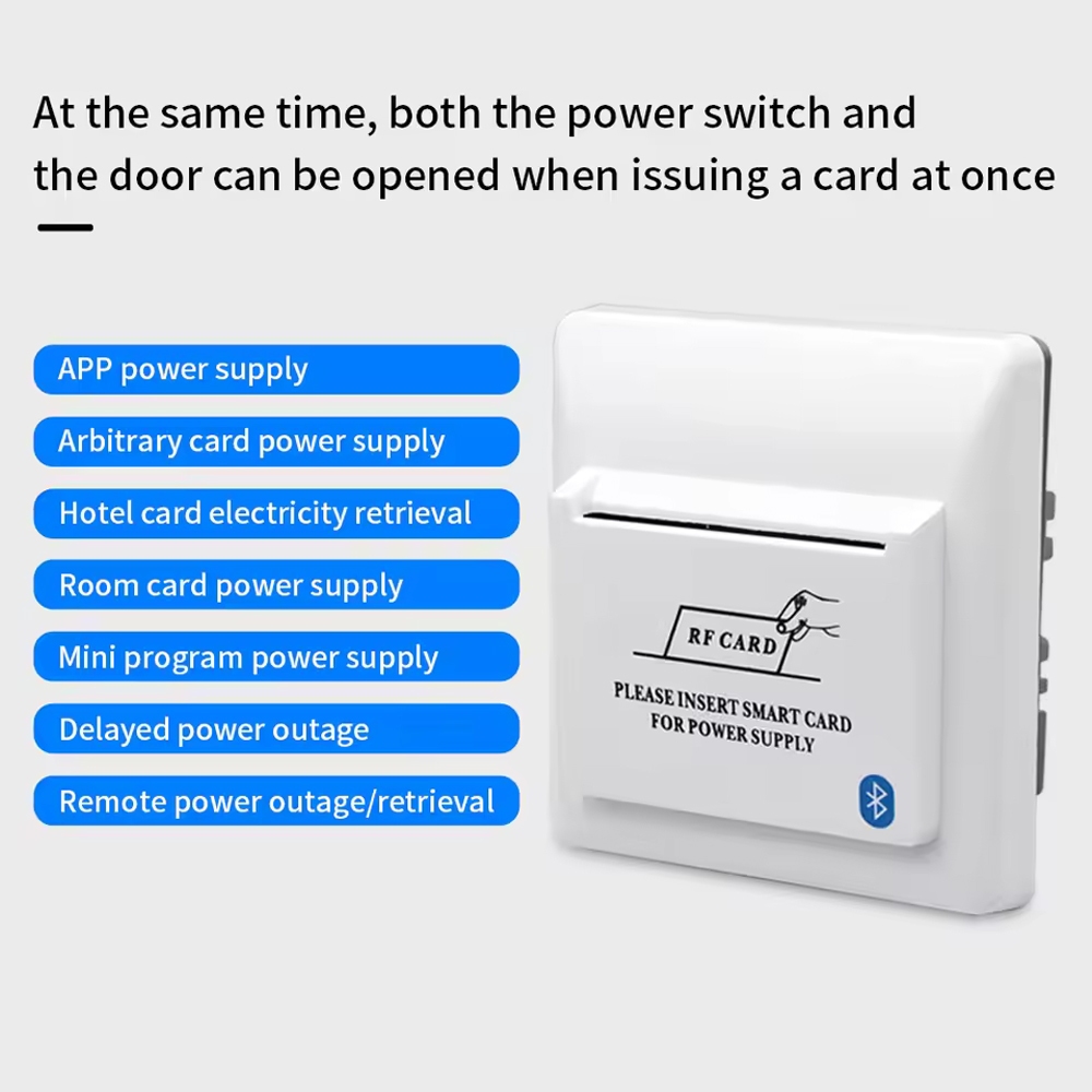 TTLOCK บลูทูธ TTHanfu Power Saver TTโรงแรมประหยัดพลังงานสวิทช์ 13.56Mhz RFID Card App Control Energy