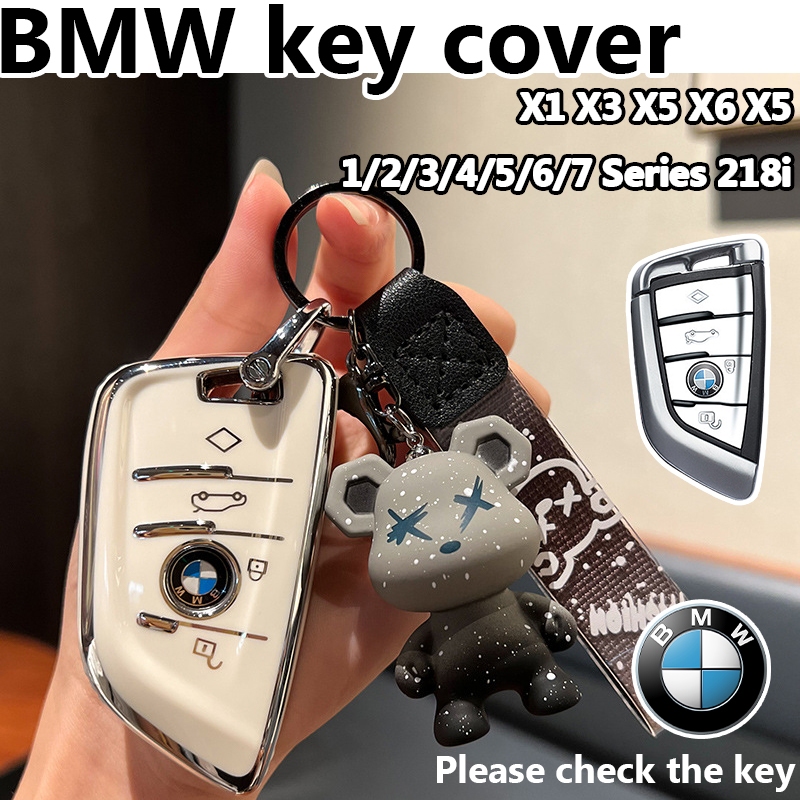 BMW 1/2/3/4/5/6/7 Series 218i ฝาครอบกุญแจรถ X1 X3 X5 X6 X5 1/2/3/4/5/6/7 Series 218i พวงกุญแจ