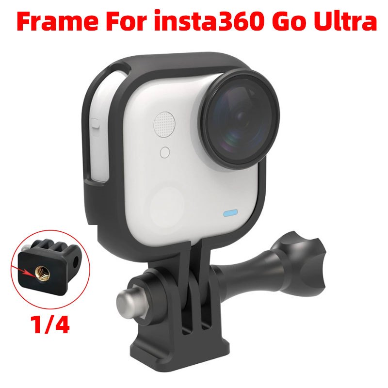 กรอบ Protetive สําหรับ Insta360 Go Ultra กล้องพลาสติก Bracket Mount อุปกรณ์เสริมสําหรับกล้องแอคชั่นแคมเมรา