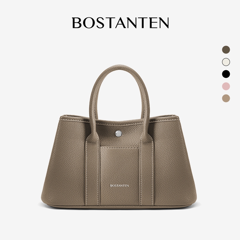 BOSTANTEN Garden Bag กระเป๋าถือผู้หญิง ความจุขนาดใหญ่ กระเป๋าสะพายไหล่แบบสะพายข้างแฟชั่นอเนกประสงค์