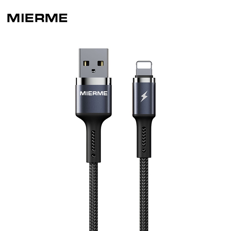 MIERME Super Fast Charge Q24I 6A 22.5 W สายเคเบิลข้อมูลโปร่งใส C ถึง C 1.2M  สายชาร์จเร็ว