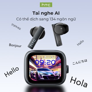 HTC NE40 LCD Smart Touch หูฟังบลูทูธ AI หูฟังแปลเพลงไฮไฟหูฟั…