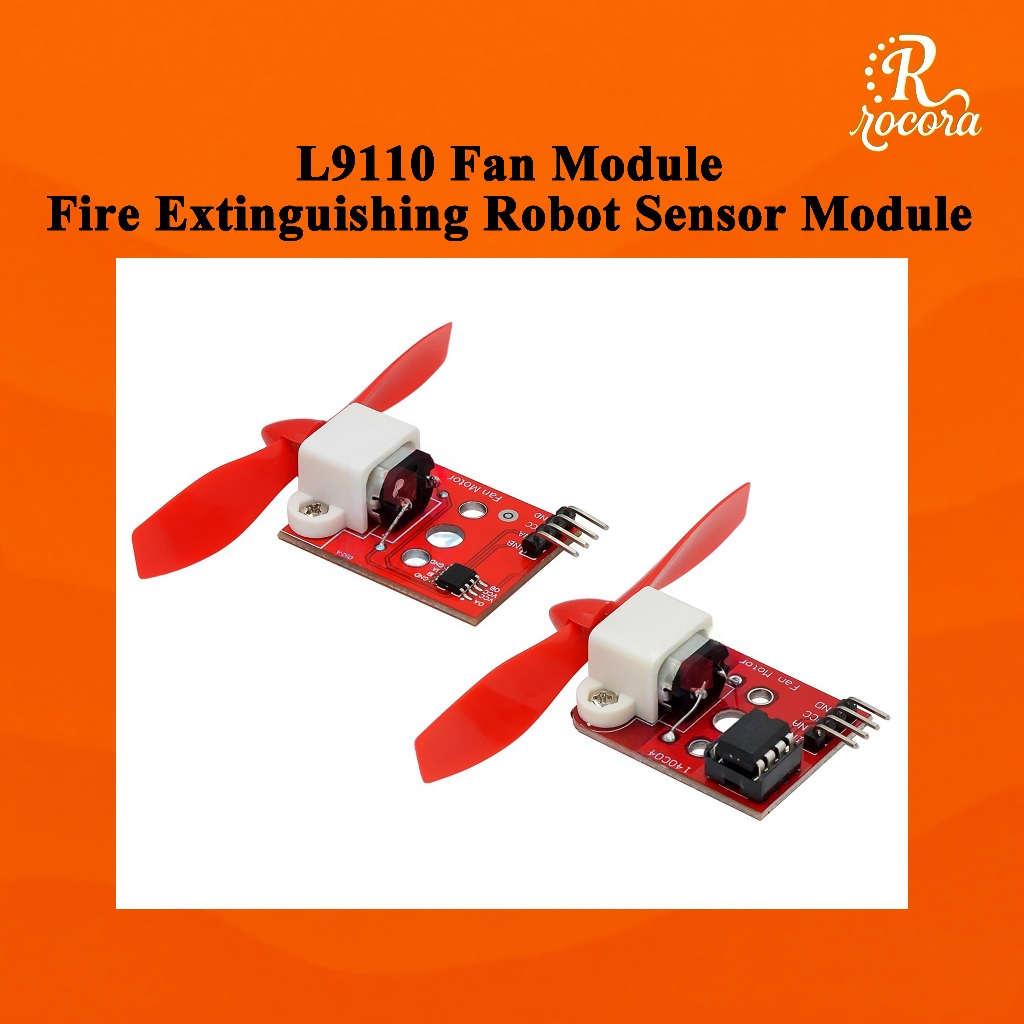 โมดูลพัดลม L9110 เซ็นเซอร์โมดูล หุ่นยนต์ดับไฟ สำหรับบอร์ดพัฒนาไมโครคอนโทรลเลอร์ Arduino