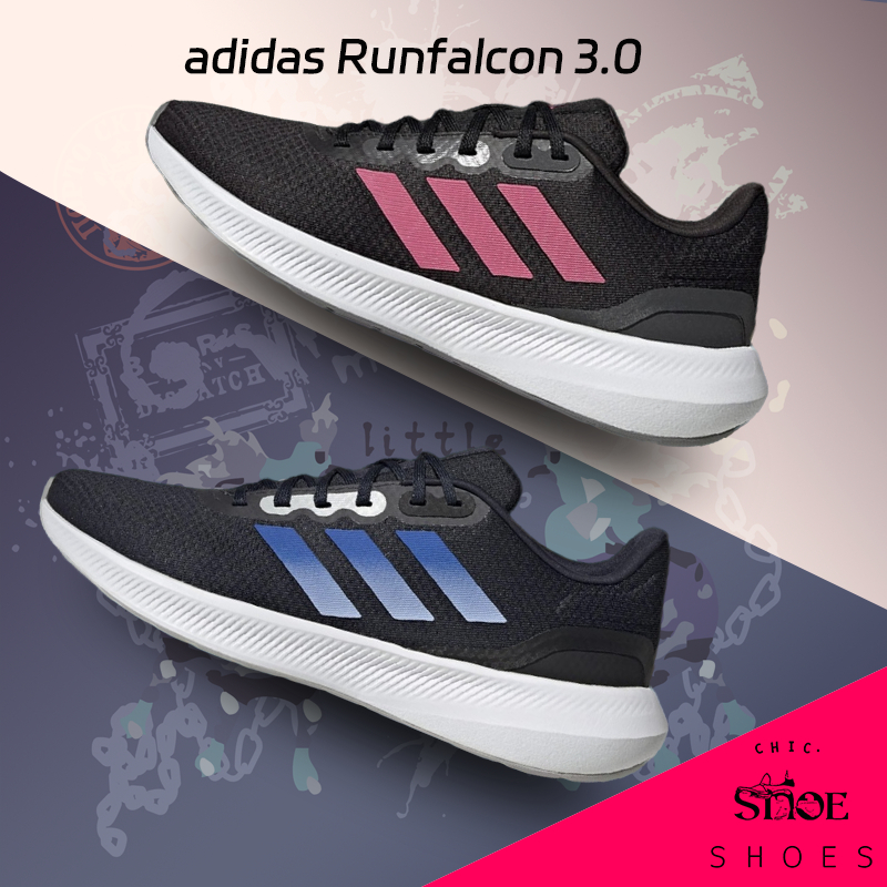 เชือกผูกรองเท้าสไตล์ใหม่ Anti-Slip Ultra-Light สบาย All-Match Unisex Jadidas Runfalcon 3.0/HP7560