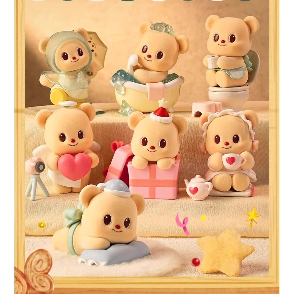 PLZDOT X BUTTERBEAR Leisure Time Series กล่องตาบอดของเล่นคอลเลกชันพร้อมสต็อก