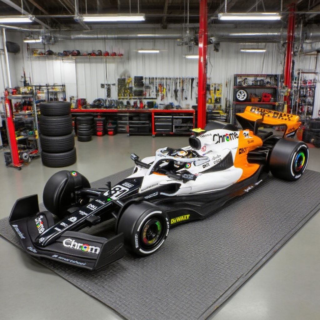 1:24 F1 Mclaren MCL60 Morocco Racing 4 81 รถDiecasts & Toy Vehiclesรถรุ่นMiniature Scaleรถของเล่นสําหรับเด็ก