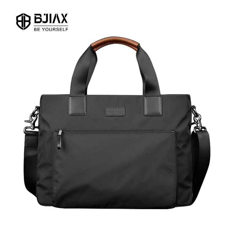 BJIAX กระเป๋าแล็ปท็อปกันน้ําสําหรับผู้ชายใช้ทุกวันน้ําหนักเบา