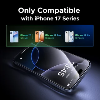 【for iPhone 17 Series】UGREEN ฟิล์มกระจกนิรภัย Borderless HD Series ป้องกันหน้าจอ 2 ชิ้น พร้อมอุปกรณ์ติดฟิล์มแบบดึงออกได้ที่สะดวกในกล่อง สำหรับ iPhone 17 Pro Max
