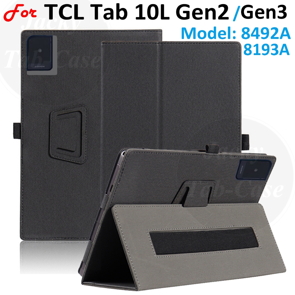 สําหรับ TCL Tab 10L Gen2 8492A Gen3 8193A TAB10L 2nd 3rd Generation 10.1 "2023 PU หนังพับฝาครอบมือถื