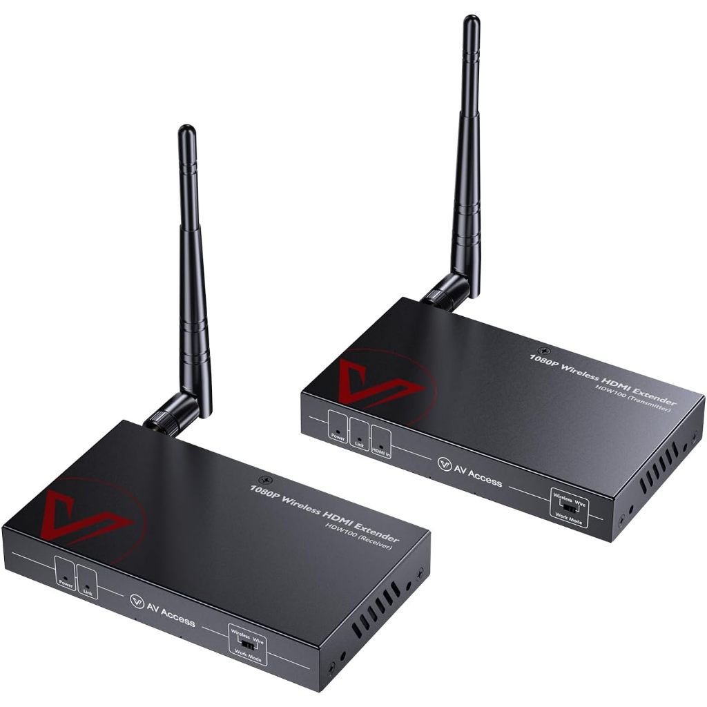 เครื่องส่งสัญญาณและตัวรับสัญญาณ HDMI ไร้สาย AV Access พร้อม HDMI Loop Out, 200m/656ft Wireless AV Ex