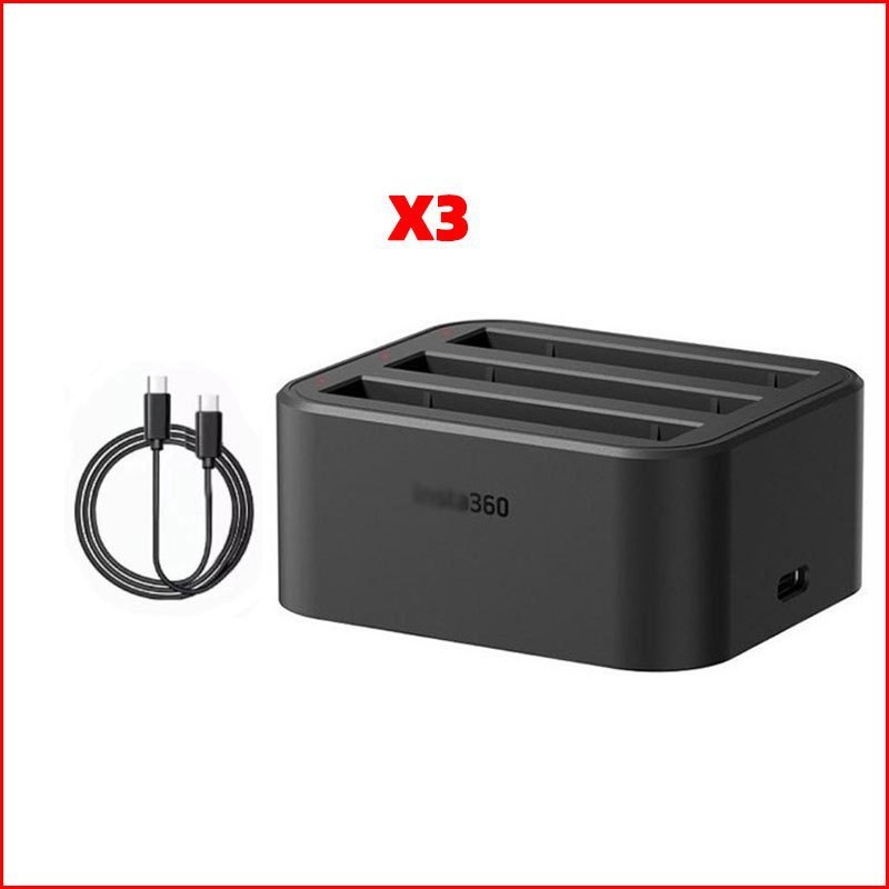 360 X3 ที่ชาร์จแบตเตอรี่ อุปกรณ์เสริม สําหรับ 360 ONE X3 Charger Hub Battery - รูปที่ 5