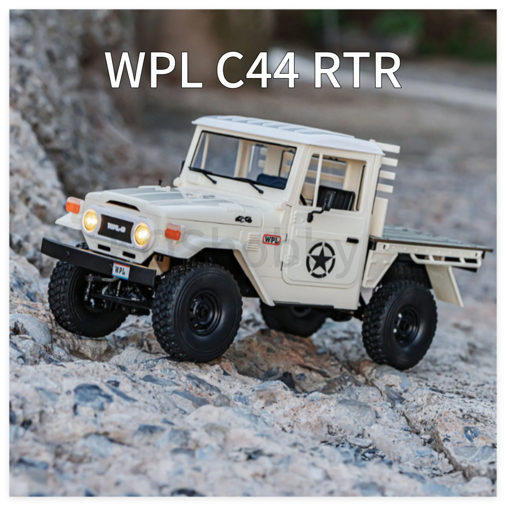 WPL C44 RTR 1/16 Scale 4WD RC Off-Road รถบรรทุก FJ45 สมจริงไฟฟ้าปีนเขารถของเล่น