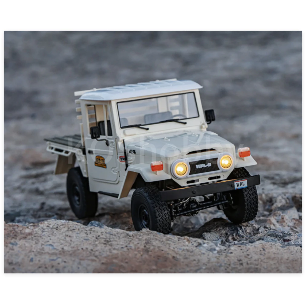 ในสต็อก StarshipRC WPL C44 RTR 1/16 Scale 4WD RC Off-Road รถบรรทุก FJ45 สมจริงไฟฟ้ารถปีนเขาของเล่น thumbnail 4