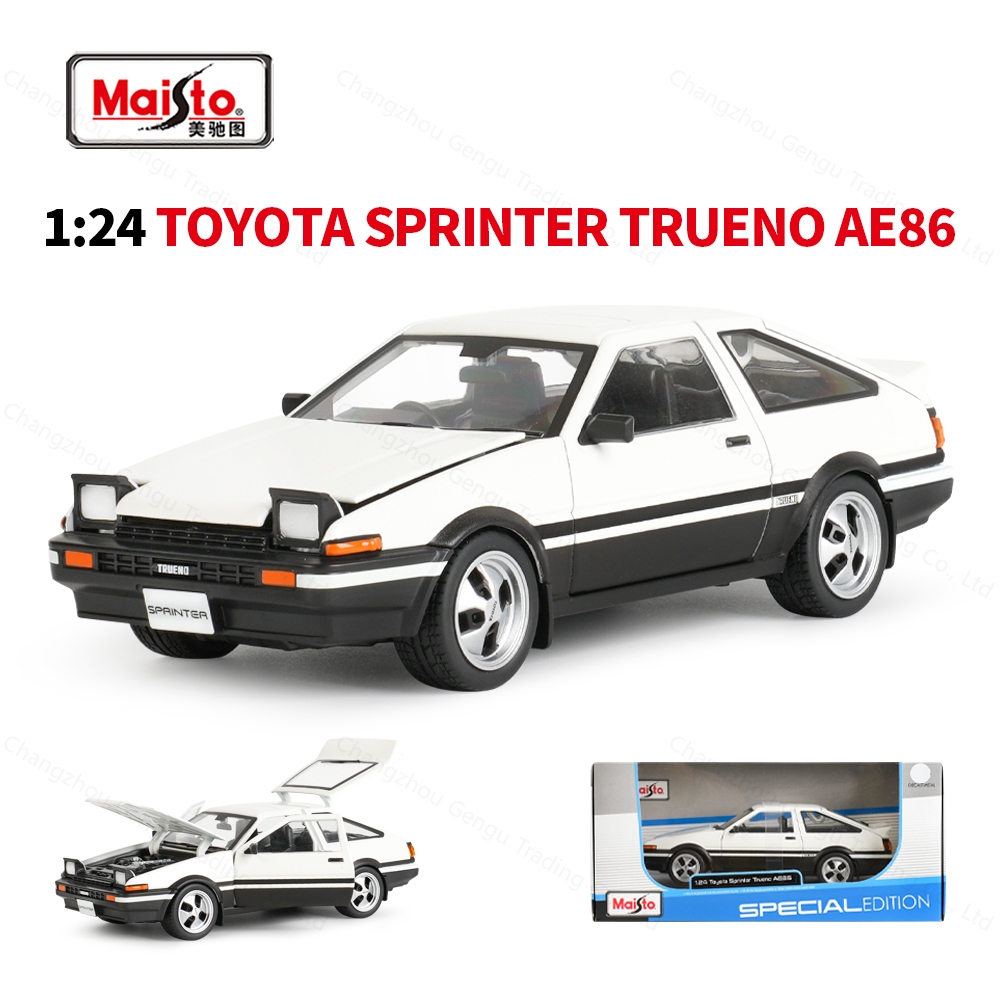 Maisto 1:24 Toyota Sprinter Trueno AE86 Static Die Castยานพาหนะสะสมรถของเล่น