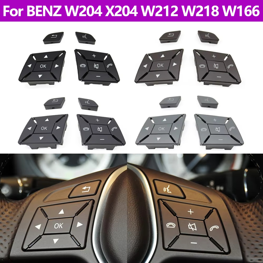 สําหรับ Mercedes Benz ABCE GLA GLK CLA CLS Class W204 X204 W212 W218 W156 W176 W117 W172 W246 W166 พวงมาลัยรถปุ่มสวิทช์