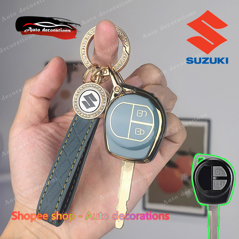 ฝาครอบกุญแจ Suzuki สําหรับ SWIFT/Ciaz/Celerio/Ertiga กุญแจควบคุม Suzuki SWIFT 2010 เคสกุญแจพวงกุญแจ