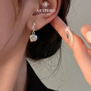 ARTPHRO ชุดสร้อยคอและต่างหูเพทายสำหรับผู้หญิง แวววาว ทันสมัยและสง่างาม เป็นของขวัญที่ยอดเยี่ยม