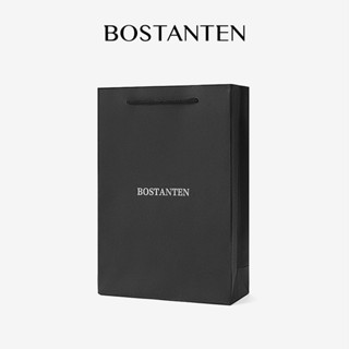 BOSTANTEN Paper Gift Bag ถุงกระดาษสีดํา