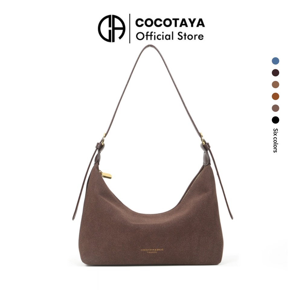 COCOTAYA-LumberBagดีไซน์เฉพาะกลุ่มของกระเป๋าสะพายข้างใต้วงแขนไหล่เดียวยอดนิยมกระเป๋าสะพายข้างผู้หญิง