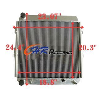 หม้อน้ําอลูมิเนียมสําหรับ 1990-1997 Toyota Land Cruiser LJ70/ 71/73/77/78 2LTE 2.4TD AT MT