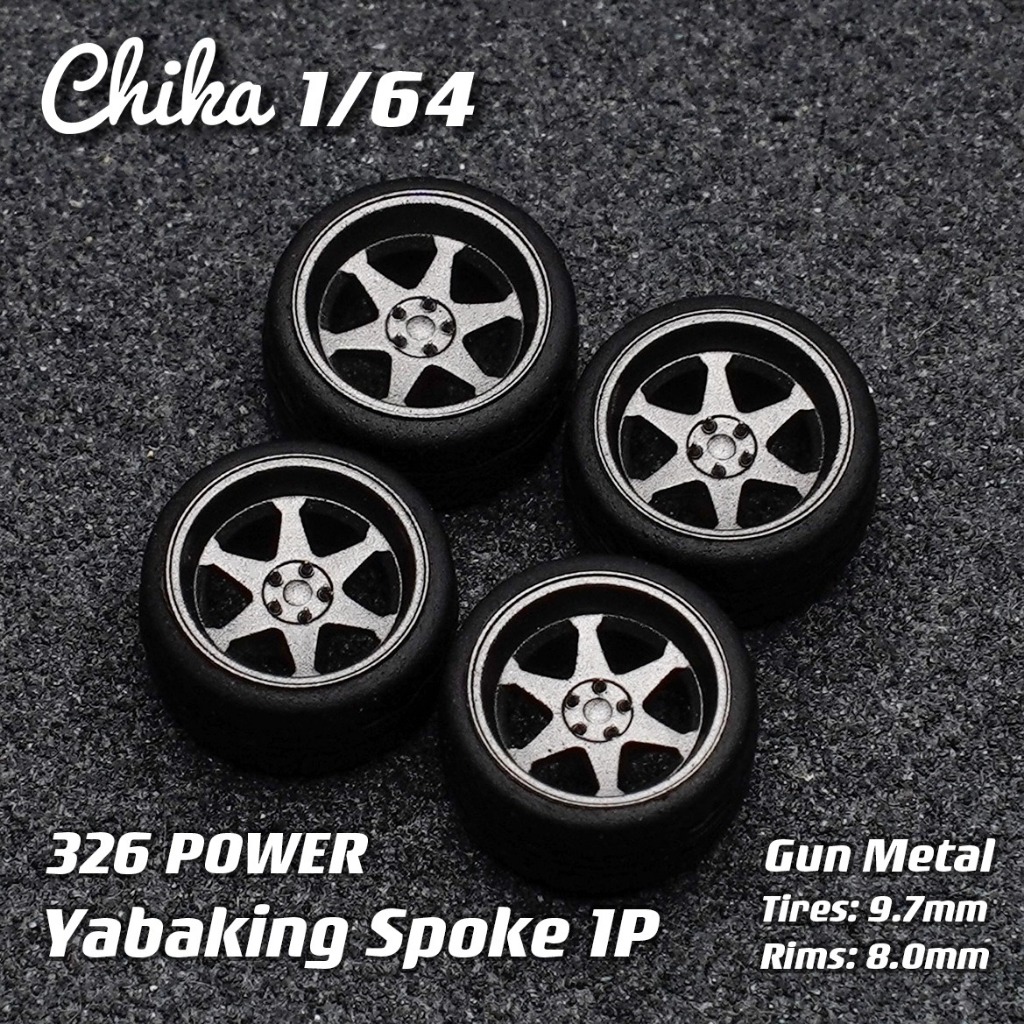 Chika 326Power Yabaking Spoke 1P Series Model Car Wheels Custom