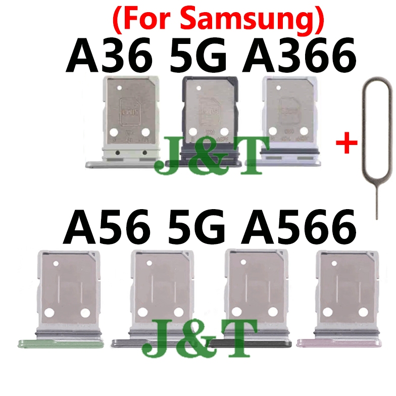 สําหรับ Samsung Galaxy A36 A56 5G ซิมการ์ดถาดผู้ถือ Reader SD Slot อะแดปเตอร์ฟรี Pin A336 A556
