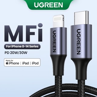 UGREEN MFi USB C to Lightning 20W PD Fast Charging Cord For iPhone 14/13 Mini/12/12Pro/12Pro max/ Pro XS Max X 8