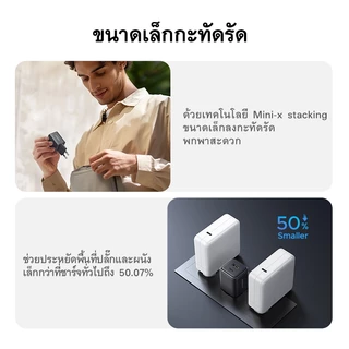 UGREEN 20W Nexode Mini GaN Fast Charger USB C USB A สําหรับ Samsung S25 Ultra S24 iPhone 16 iPhone 17 Pro Max