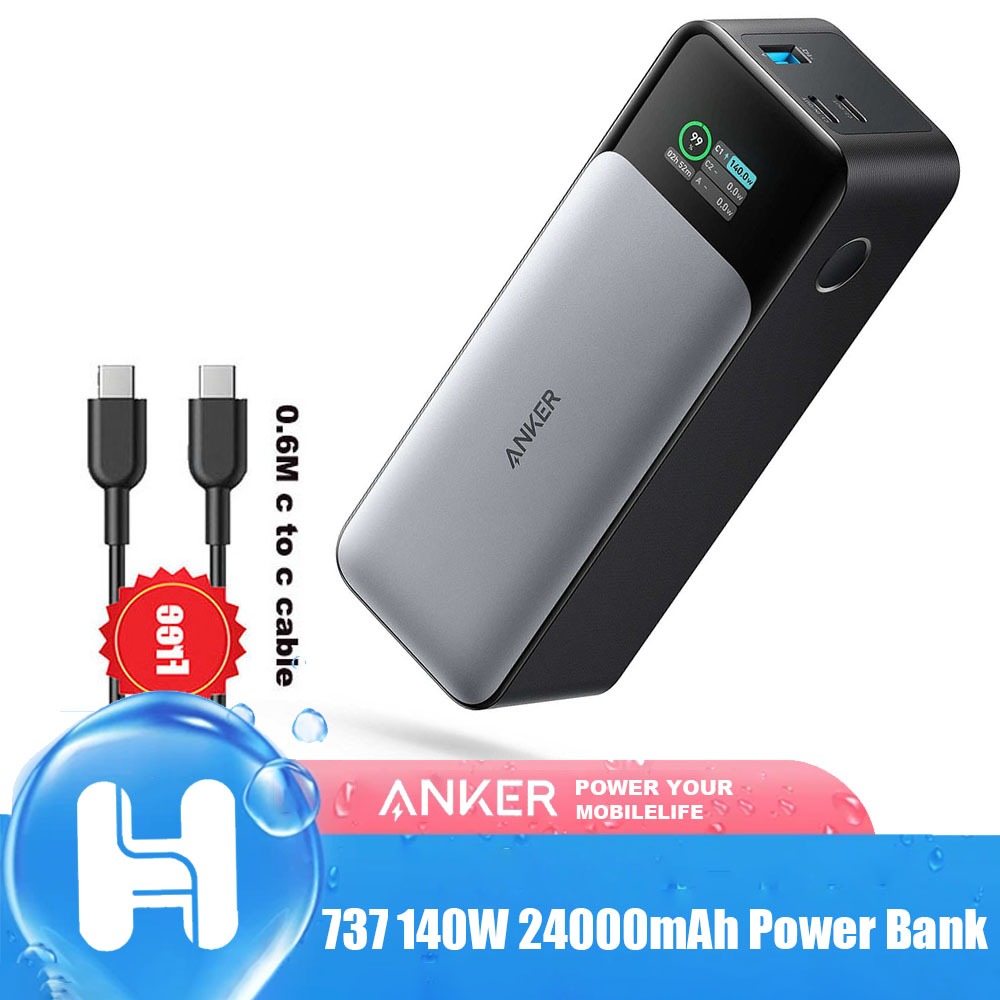 Anker 737 140W 24000mAh Power Bank รุ่นที่สอง PowerCore 24000mAh 140W Power Pack