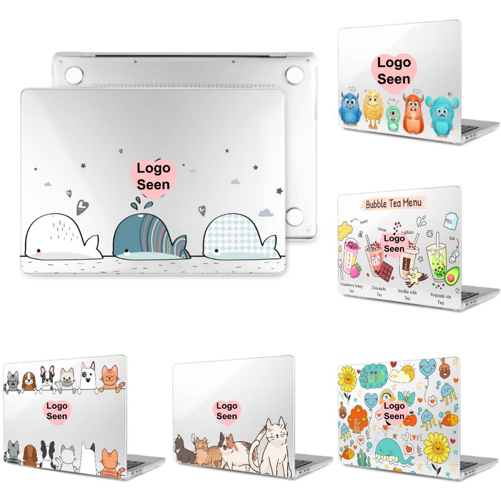 (ทุกรุ่น) เคสการ์ตูนสําหรับ MacBook Air 13.6" M4 M3 M2 A3240 A2681 A2337 A1466 A2179 A1932 Pro14 16 "A2442 A2485 ฝาครอบ Hardshell
