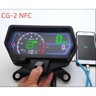 TMX125 รถจักรยานยนต์ LED Digital Meter Assy สําหรับ Honda CG125 Rusi Tc 125 Tc 150 Skygo 125 มาตรวัด