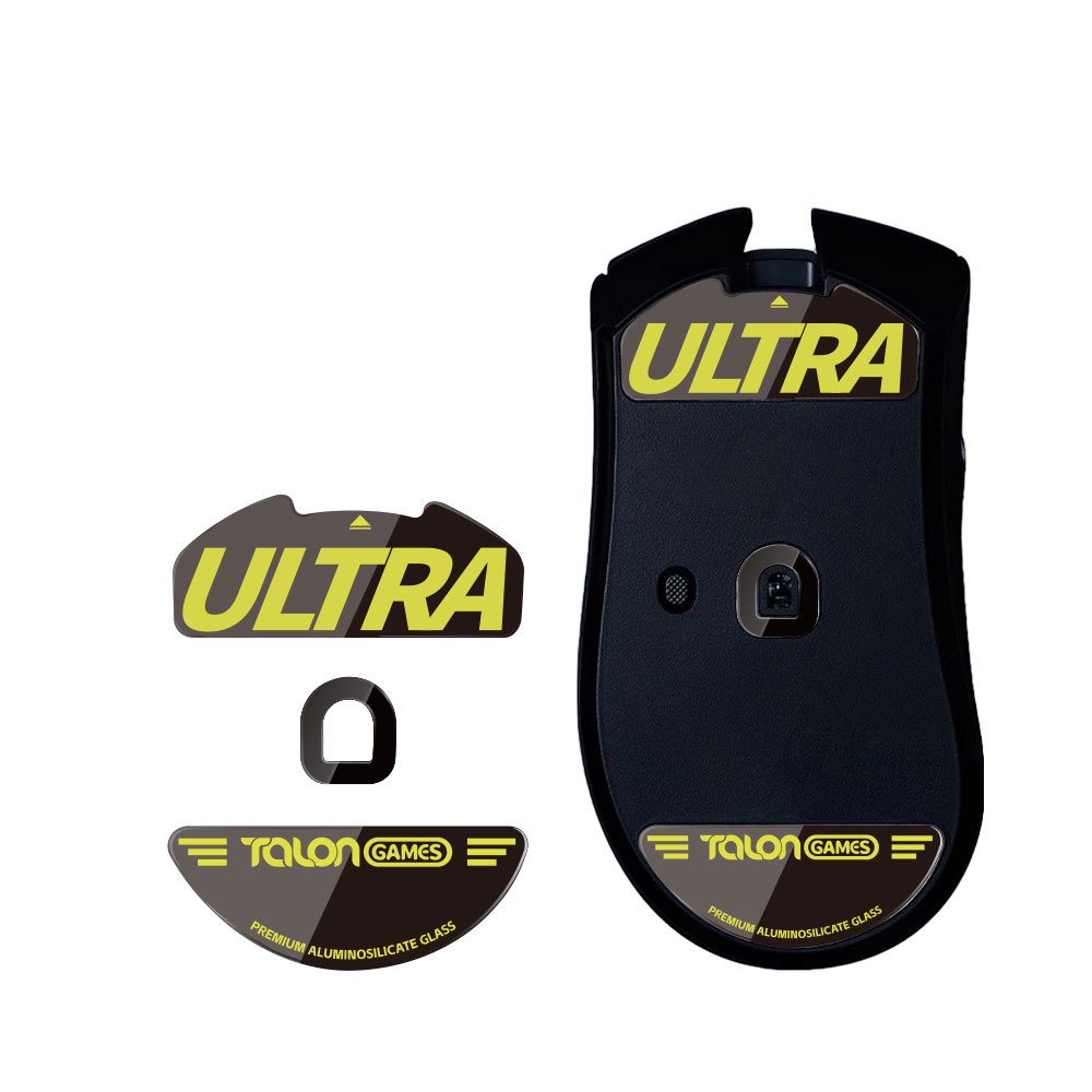 TALONGAMES แก้วเมาส์สเก็ต Glide แผ่นฟุตเมาส์สติกเกอร์สําหรับ Razer DeathAdder V4 Pro Mouse