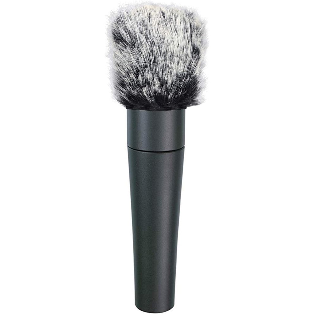 ไมโครโฟน Furry Windjammer สําหรับ SM57 - Custom Pop Filter Deadcat Wind Wind Jammer ใช้งานร่วมกับ Sh