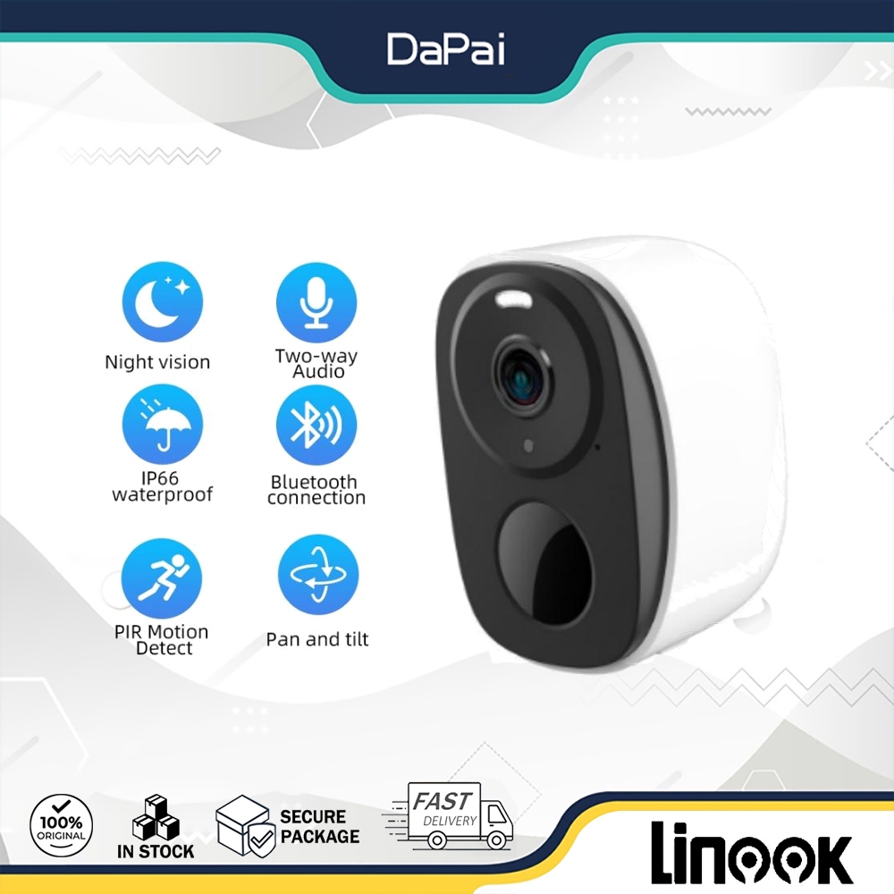 Linook 4G กล้องมองหลังผ่านมือถือโดยไม่ต้องใช้เน็ตบ้าน Wi-Fi ไม่ต้องเสียบปลั๊ก กล้องวงจรปิดไร้สายแบบพ