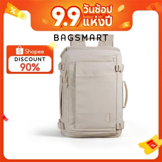 BAGSMART Travel Backpack กระเป๋าเป้สะพายหลัง 15.6 นิ้ว 38 ลิตรกันน้ำได้อย่างรวดเร็วเข้าถึงแล็ปท็อปเดินทางกระเป๋าเป้สะพายหลัง