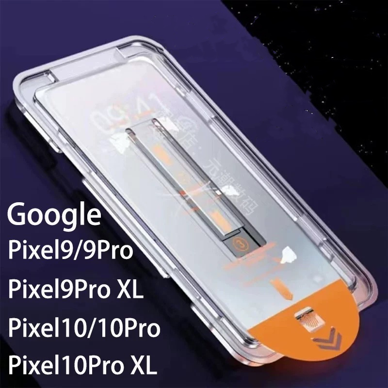 Boxed Screen Protector ฟิล์มสําหรับ Google Pixel 10 Pro Pixel9 A 9Pro XL พิกเซล 8 Pro 8A 7A 6A โปร่ง